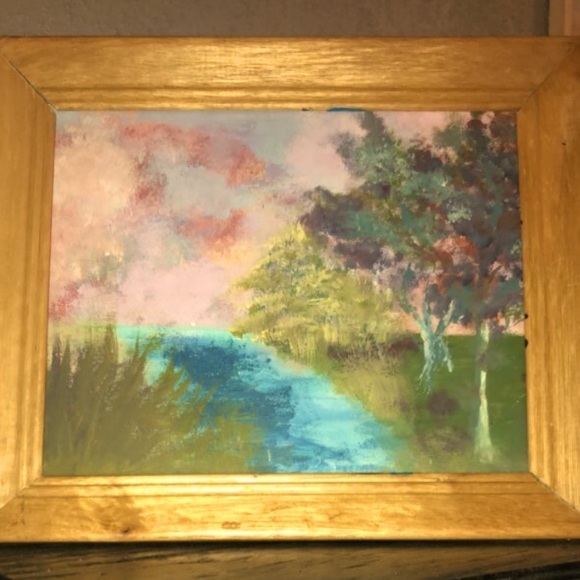 Other - “Sunrise Through a Cloud..” Framed Acrylic Painting